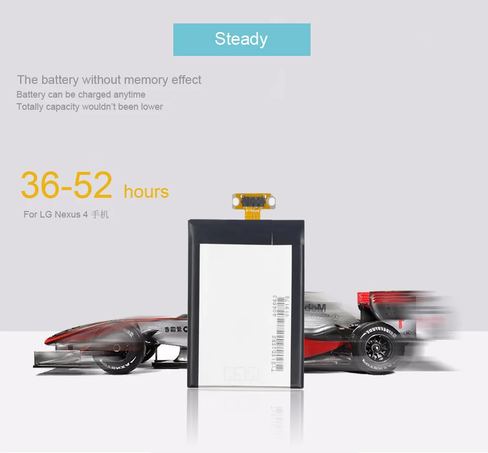 2017 KHP NEW 100% BL-T5 Phone Battery For LG Nexus 4 E975 E973 E970 E960 F180 Optimus G High Quality Mobile Replacement Battery (13)