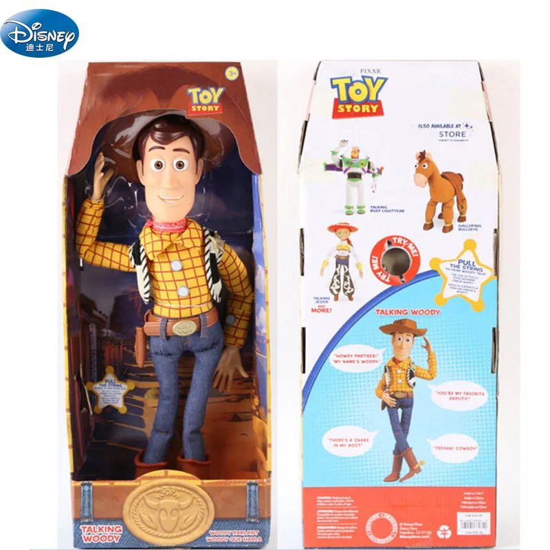 Maak een bed combinatie Carry 43 Cm Disney Toy Story 3 Talking Woody Action Speelfiguren Poppen Spreken  Engels Fun Pull Doll Kids Christmas Gift|null| - AliExpress