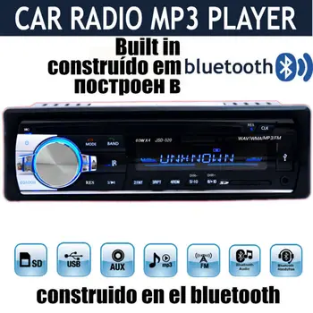 

2015 new 12V Car Stereo FM Radio MP3 Audio Player built in Bluetooth Phone USB/SD MMC Port Car radio bluetooth In-Dash 1 DIN