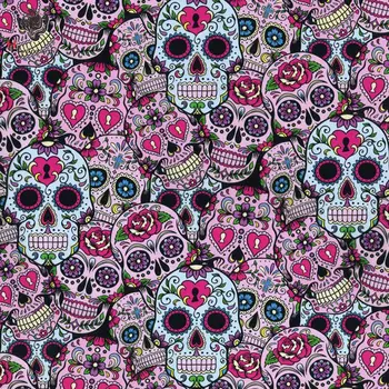 

Free Shipping Black Red Colorful SKULL Hydrogarphic Film transfer hydro water transfer printin Aqua print film. 50cm HFD078