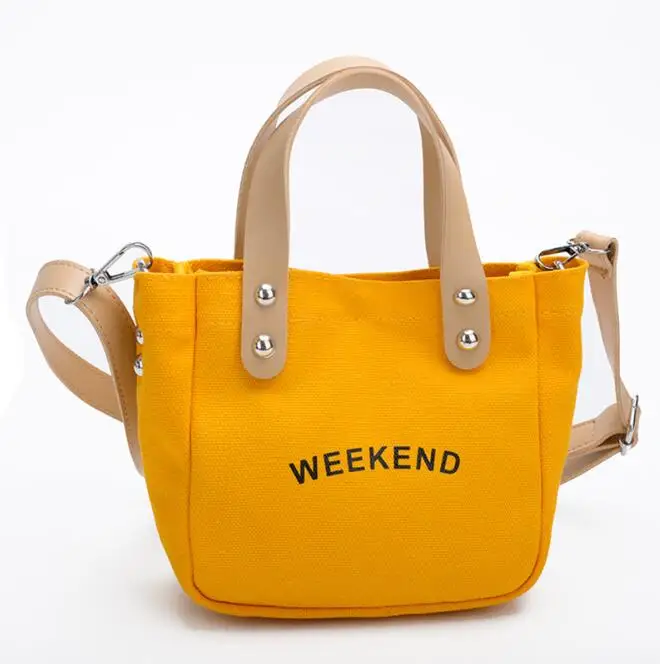 

2018 Women Shoulder Bag Canvas Messenger Bags Bucket Handbags Mini Crossbody Bags Girls Ladies Shopping Travel Bags T-8960