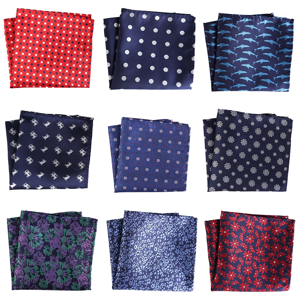 Mens 100/% Cotton Pocket Square Vintage Handkerchief Chest Towel