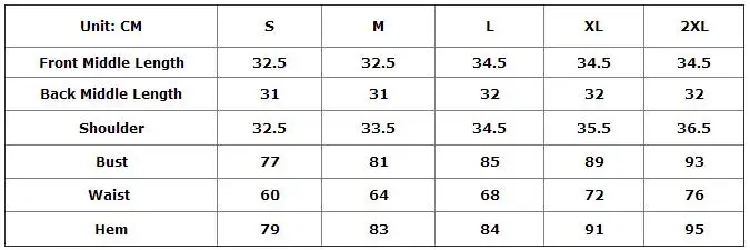 2928 size chart