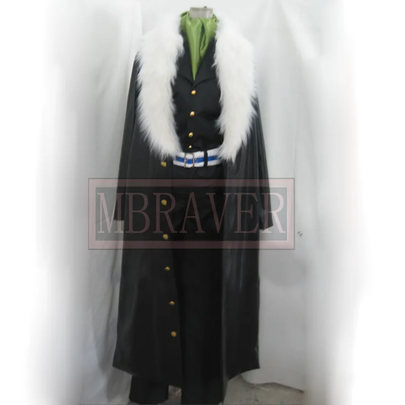 One Piece Cosplay Shichibukai Sir Crocodile Costume Coat One piece