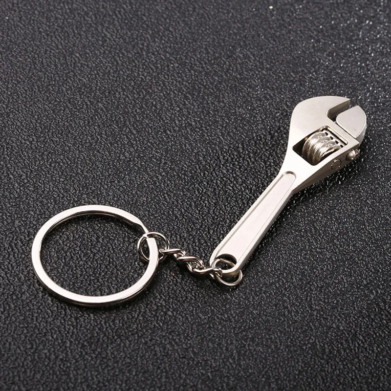 

QA383 Men Functional Wrench Keychain Zinc Alloy Car Motorcycle Key Chain Ring Auto Accessories Turbo Key Ring Keyring