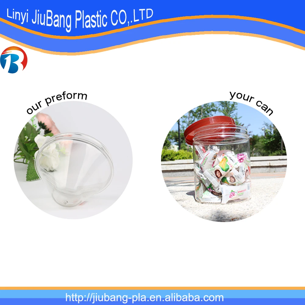 PET Plastic Transparent pet preform manufacturers in china Beverage Can |