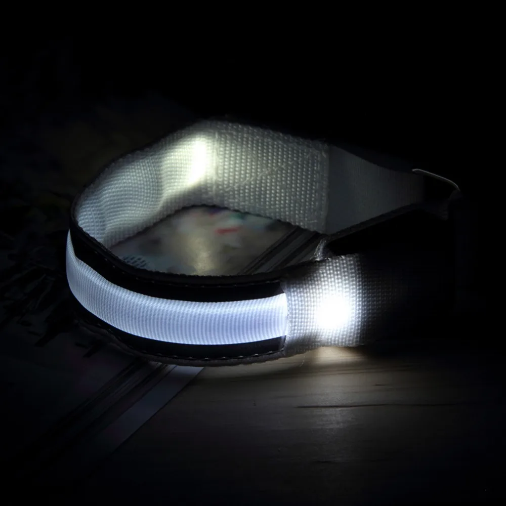 LED Reflective Light Arm Armband Strap Sicherheitsgurt für Nachtlauf M7S5 