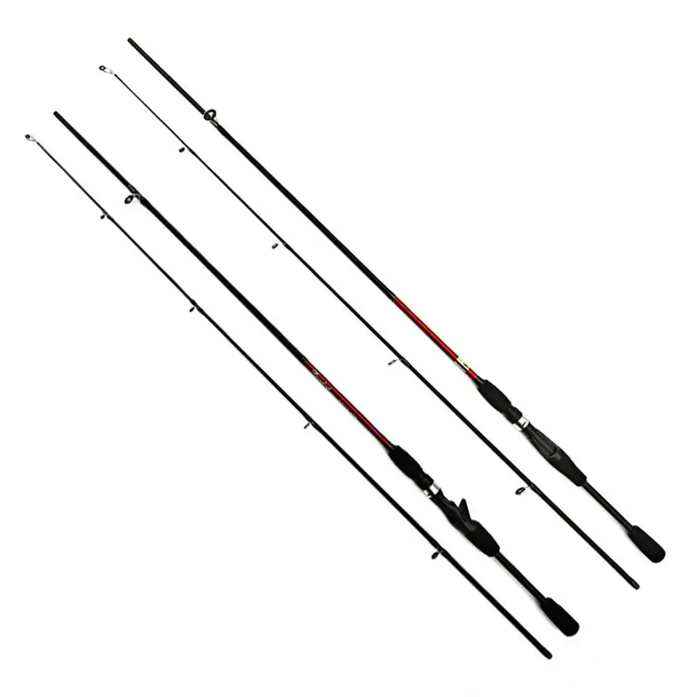 

DSstyles 2.1m 2 Segments Fishing Rod Carbon Spinning Casting Lure Fishing Rod Straight shank / handle rod