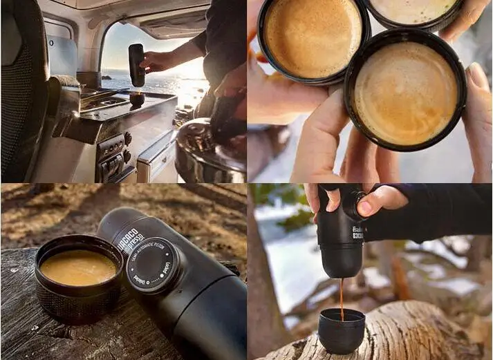 Ручная Кофеварка портативное капсульное кофе под давлением для капсулы Nespresso