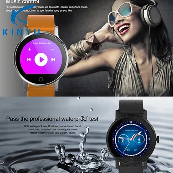 

Newest Smart Watch Waterproof Wristwatch Heart Rate Monitoring Interactive Music Message notification color screen alarm clock