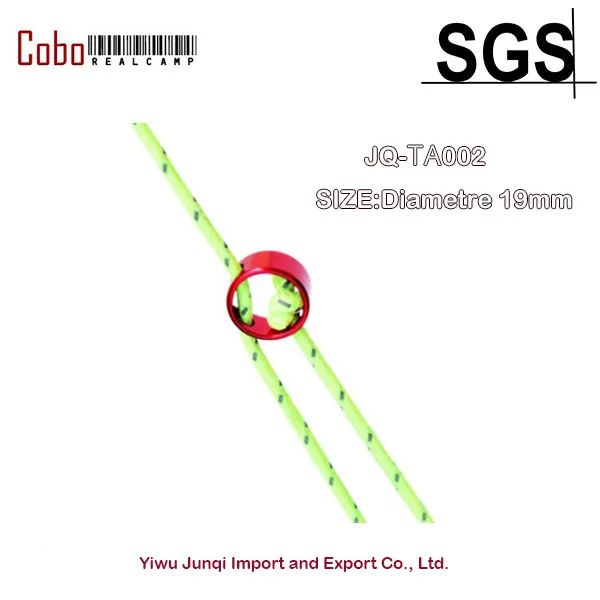 

12pcs/lot Multi-functional ultalight round shape guyline adjuster aluminum wind cord tensioner