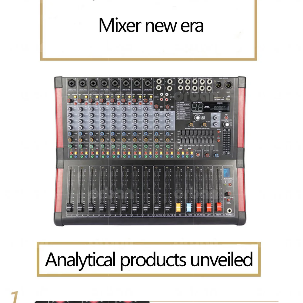 12-канальный чистый настольных ПК, Bluetooth 99-эффект смеситель для декорирования сцен на открытом воздухе show