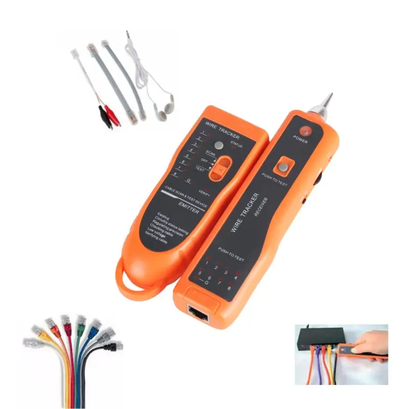 

Telephone Network Cable Wire Line LAN Cable RJ45 RJ11 Tracker Wire Toner Trackers Tester
