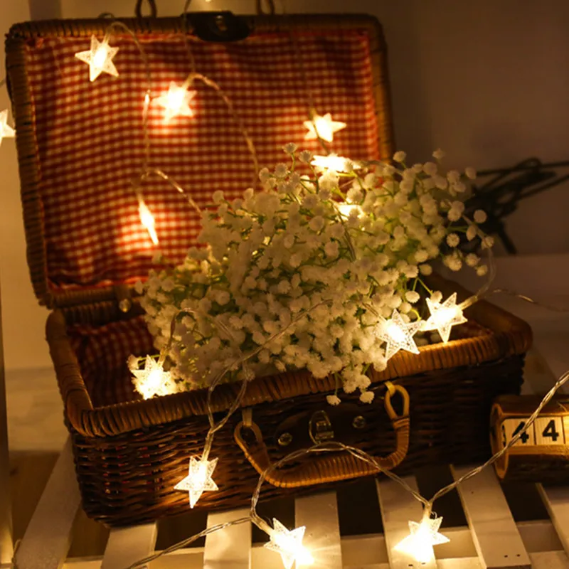 WARM WHITE STAR LIGHTS
