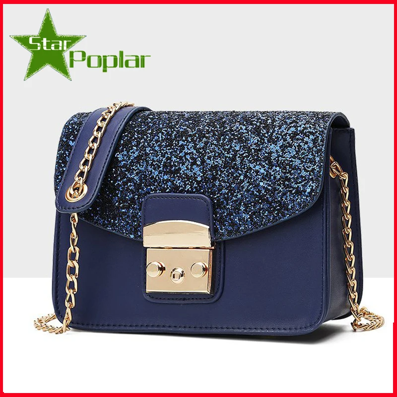 

Sequins chain women's bags,fashion locking small party bags,single shoulder bags,slant span bags,Ladies handbag fashion