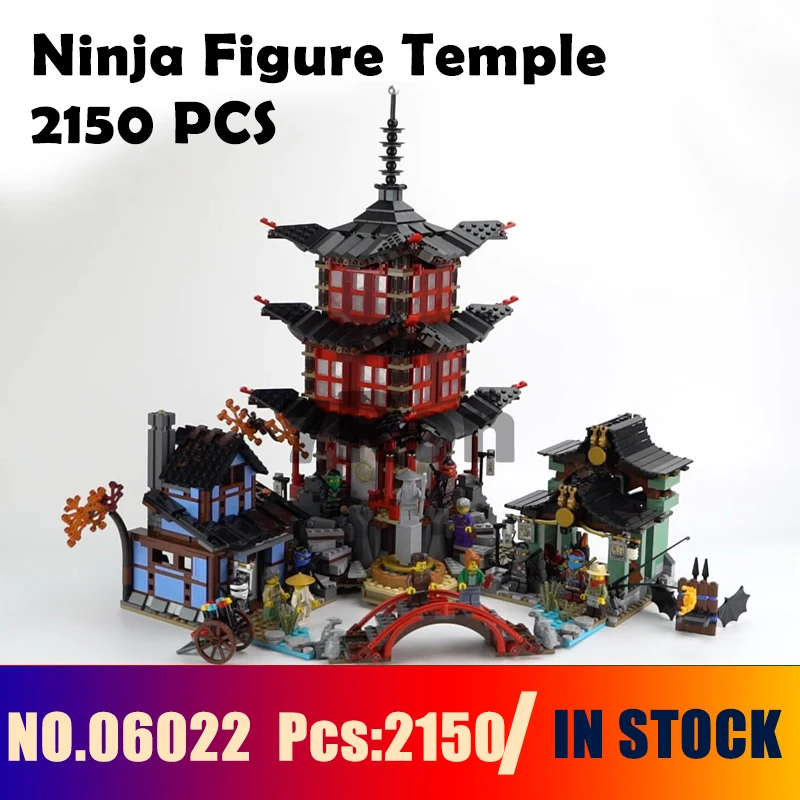 

Model building toys hobbies 06022 Compatible with blocks Ninja 70751 Figure Temple of Airjitzu educational bricks gift