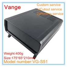 1 шт./лот Экструзионная коробка для инструментов IP54 ABS Пластиковый Чехол diy 175*65*210 мм для электрооборудования