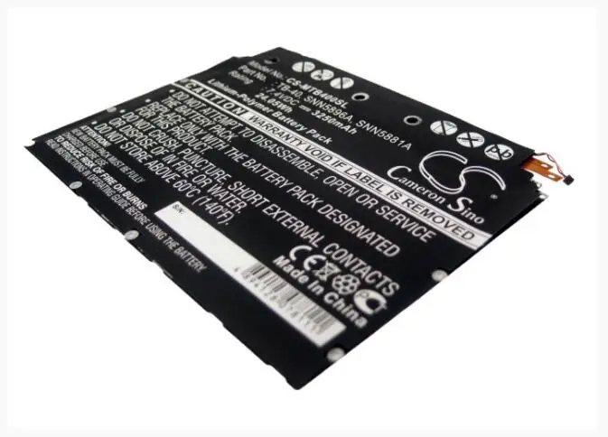 Аккумулятор Cameron Sino 3250 мАч для MOTOROLA MZ604 Xoom XOOM MZ500 MZ600 MZ601 MZ602 MZ603 SNN5881A|Цифровые