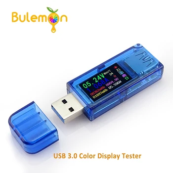 

USB 3.0 color LCD Voltmeter ammeter voltage current meter multimeter battery charge power bank USB Tester Coulomb Capacity Power