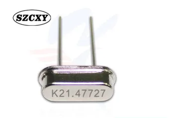 

New original thermistors 20 pcs HC-49S Crystal r Passive 21.47727mhz +-20PPM