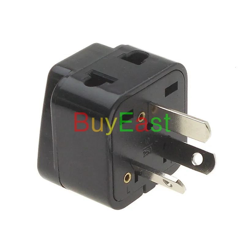 Лот 5 Австралии, Новой Зеландии тип I Travel Adapter 2 Way Multi Outlet Мощность адаптер Черный Цвет