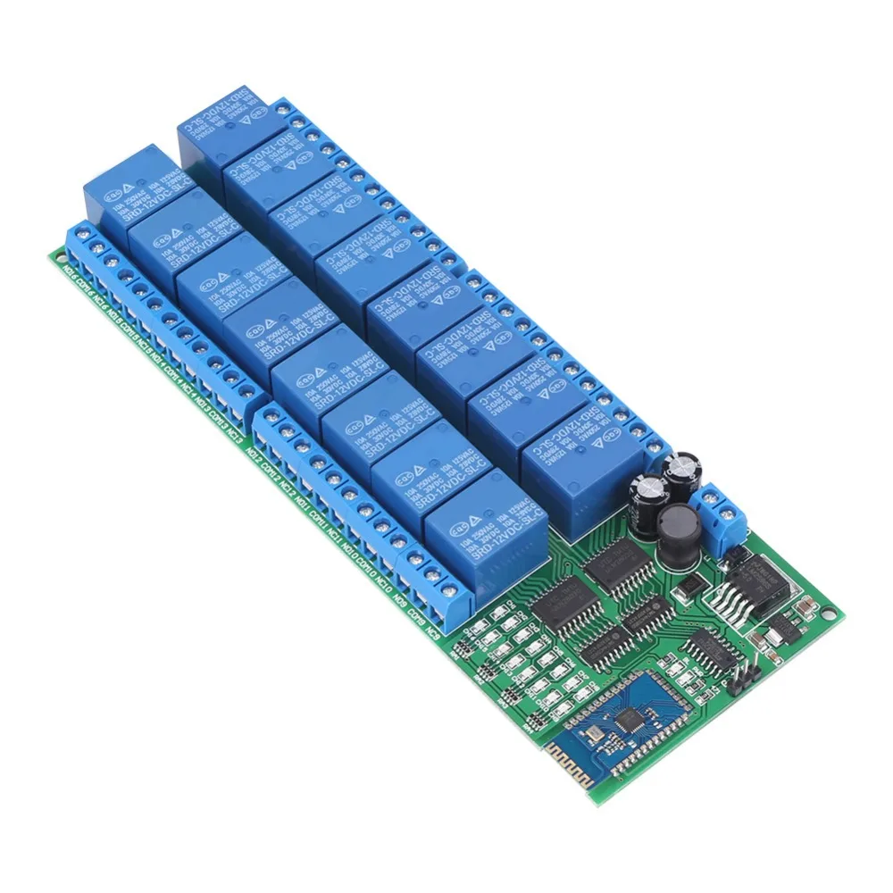 DC 12V 16 Channel Bluetooth Relay Board Wireless Remote Control Switch