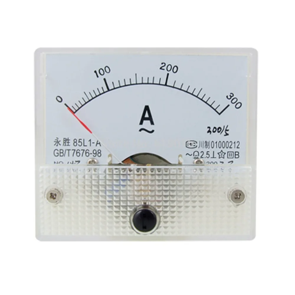 AC Analog Meter Panel 300A AMP Current Ammeters 85L1 0 300A Gaugein Current Meters from Tools