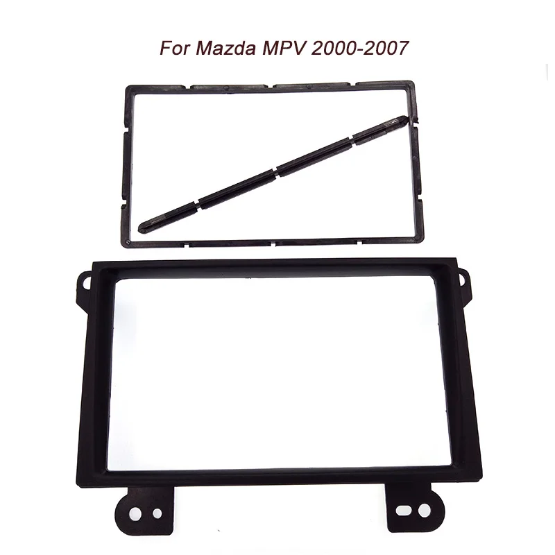 

Free shipping car refitting dvd frame front bezel audio panel fascia for Mazda MPV,2DIN 2000-2007