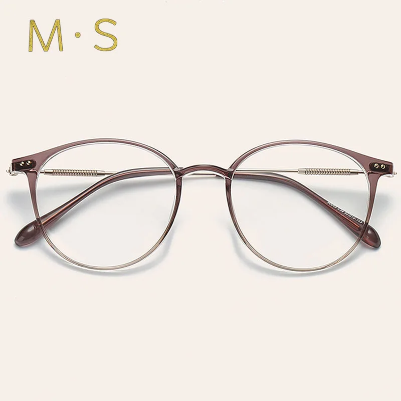 

MS Anti Blue light Ray Computer Goggles Radiation-resistant Transparent eye glasses frames Flat mirror Goggles