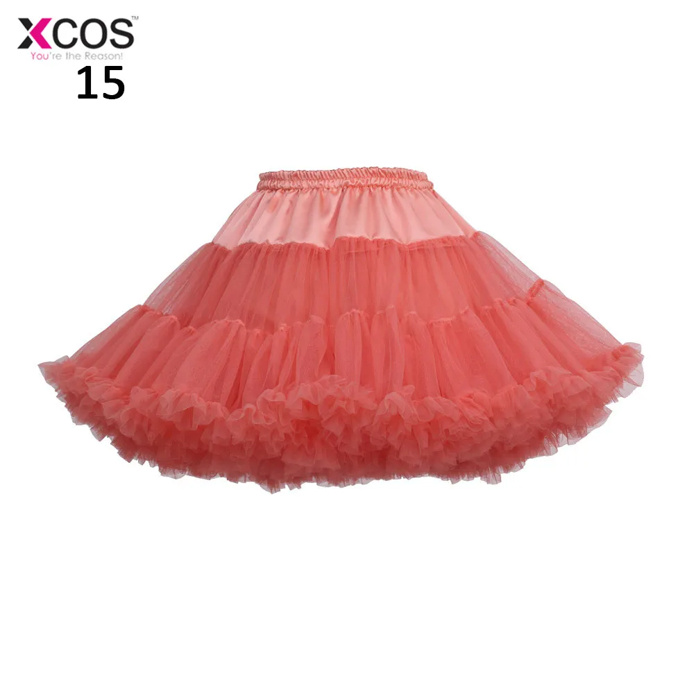 XCOS Новое поступление оптом Нижняя юбка для девочек юбки пачка тюлевый кринолин нижняя юбка Лидер продаж