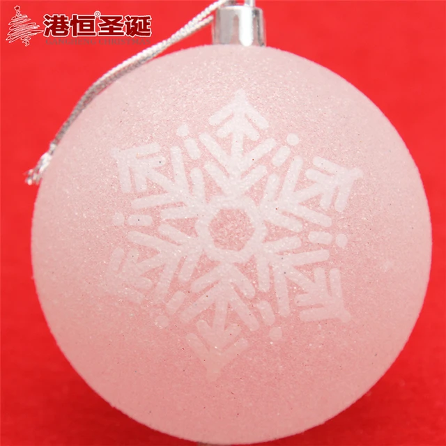 8cm white snowflake pink christmas balls matte painting christmas tree hanging balls decor ball xmas home - White Christmas Balls 8cm white snowflake pink christmas balls matte painting christmas tree hanging balls decor ball xmas home - White Christmas Balls