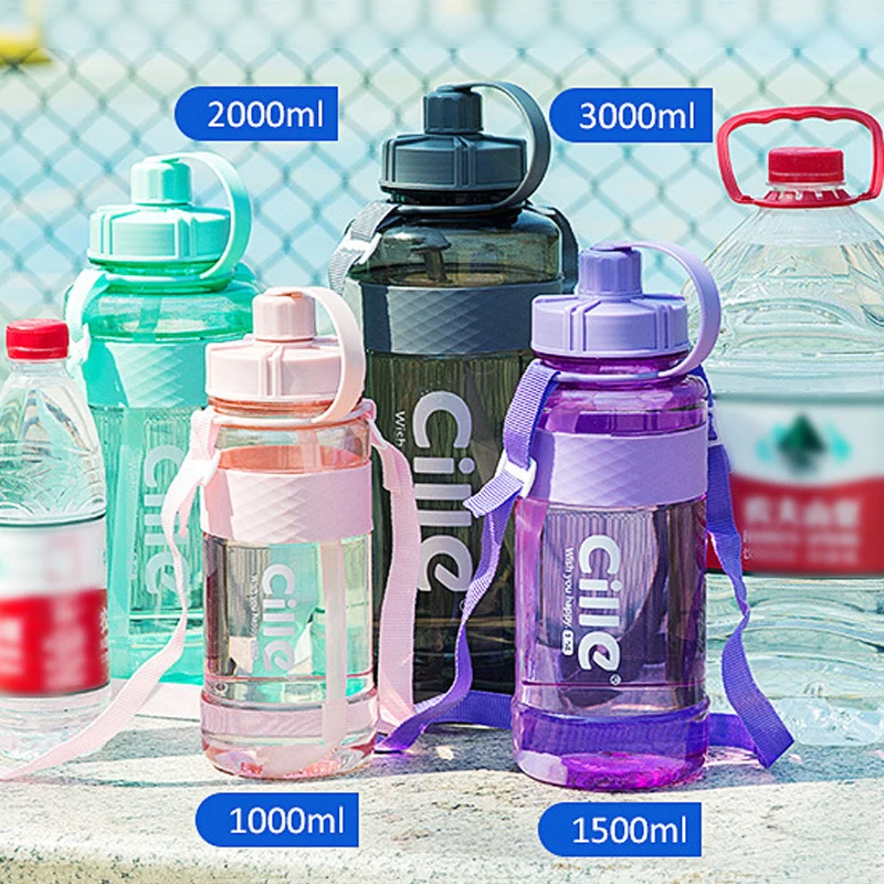 Balleenshiny 1000 мл ультра большая емкость бутылка для воды вакуумная колба портативная