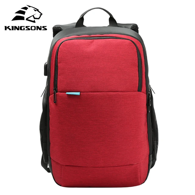 Kingsons Brand Style Women Laptop Backpack Anti Theft Solid Color Kingsons Brand Style Women Laptop Backpack Anti Theft Solid Color Notebook Computer Bag Fashion