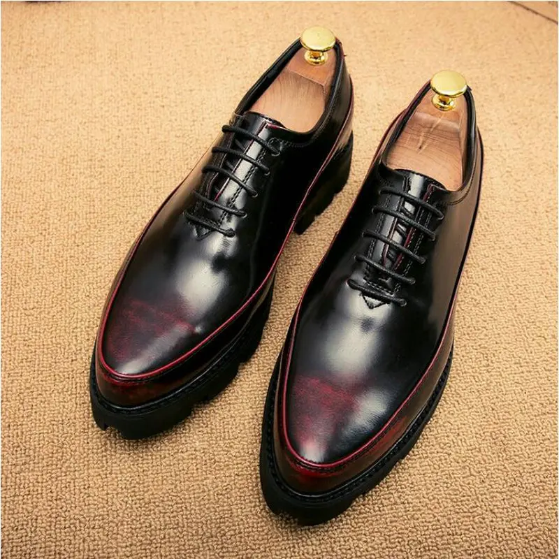 Classic Gentleman Formal Dress Shoes For Male Increase Thick Bottom New 2019 Men Business Shoes Men Formal Oxford Shoes A51-81 Classic Gentleman Formal Dress Shoes For Male Increase Thick Bottom New 2019 Men Business Shoes Men Formal Oxford Shoes A51-81