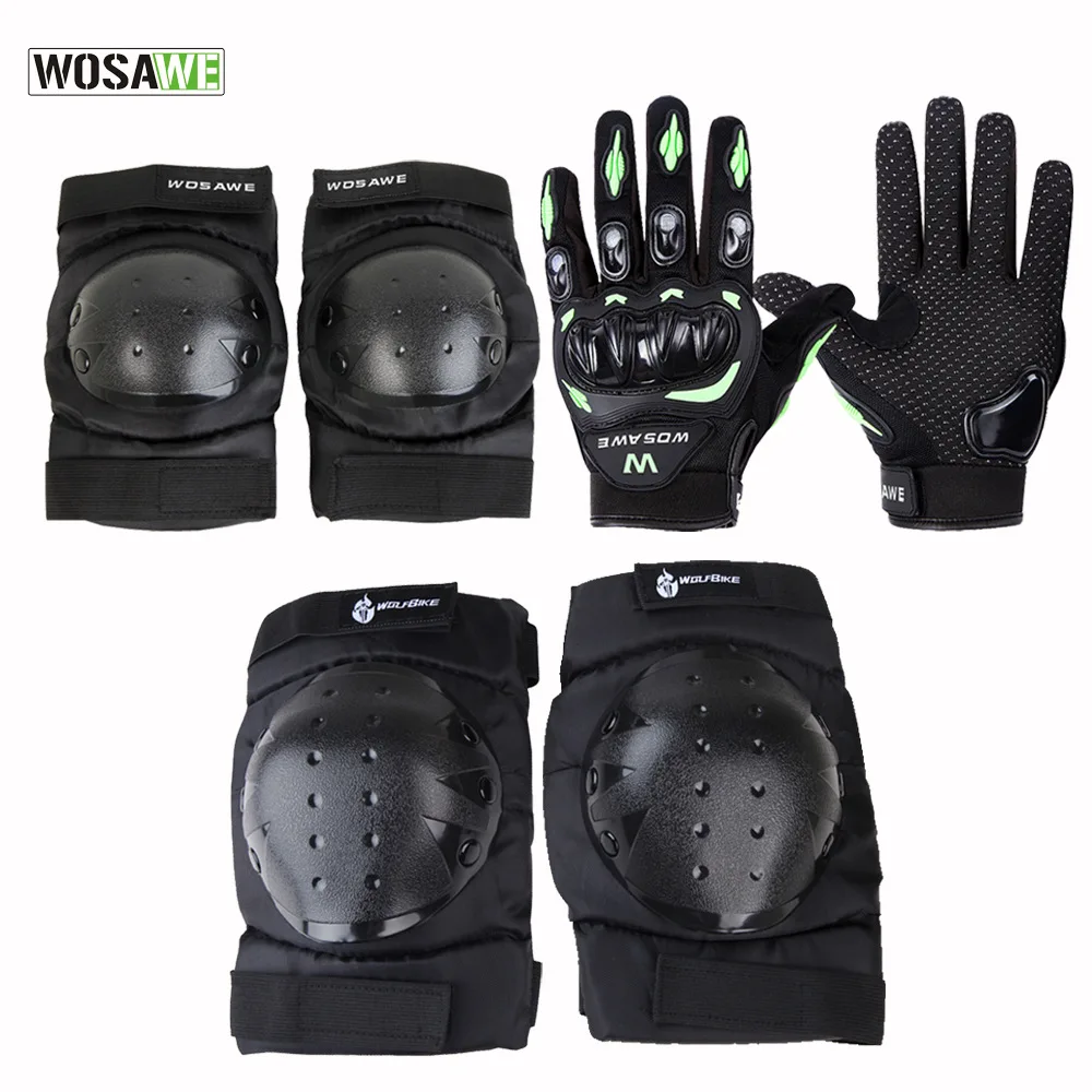 WOSAWE Cross country Anti Wrestling Knee Protection Elbow Support Glove