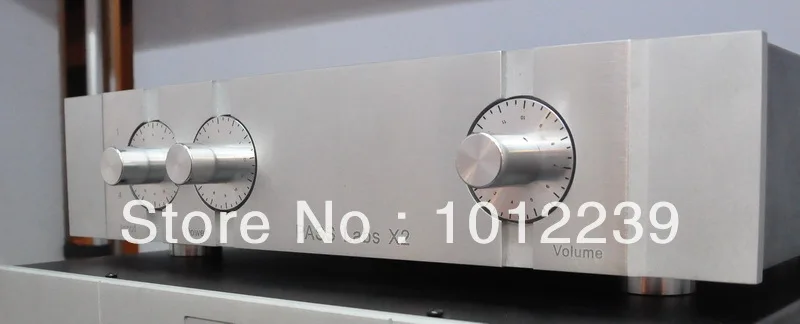 

4309,PASS X2 preamp chassis, pure aluminum, Rotary knob with scale