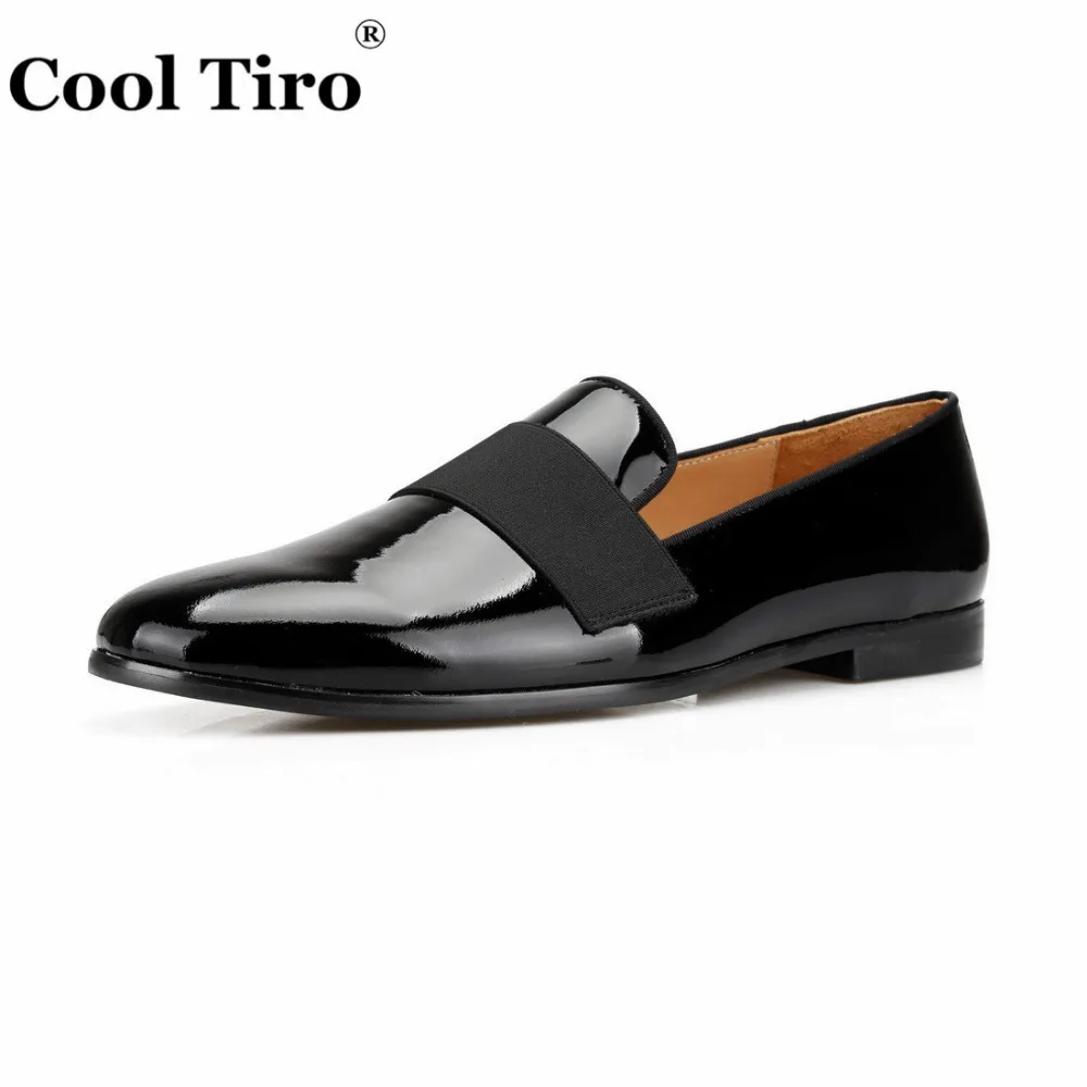 black Patent leather Loafers Dress shoes (9)