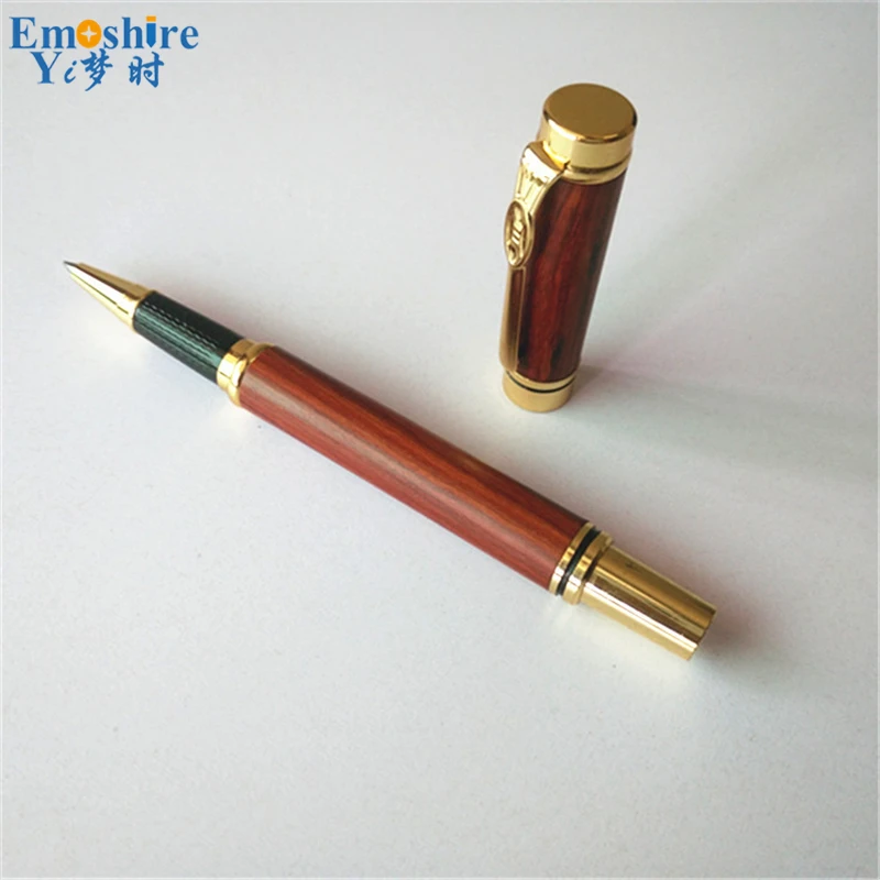 Emoshire High - grade red sandalwood signature pen new boutique creative pearl pen spot wholesale (4)