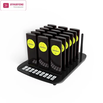

Wireless Pager Restaurant Pager Wireless Calling System 18 Calls Restaurant Waiter Calling Queue System Equipment Queue System