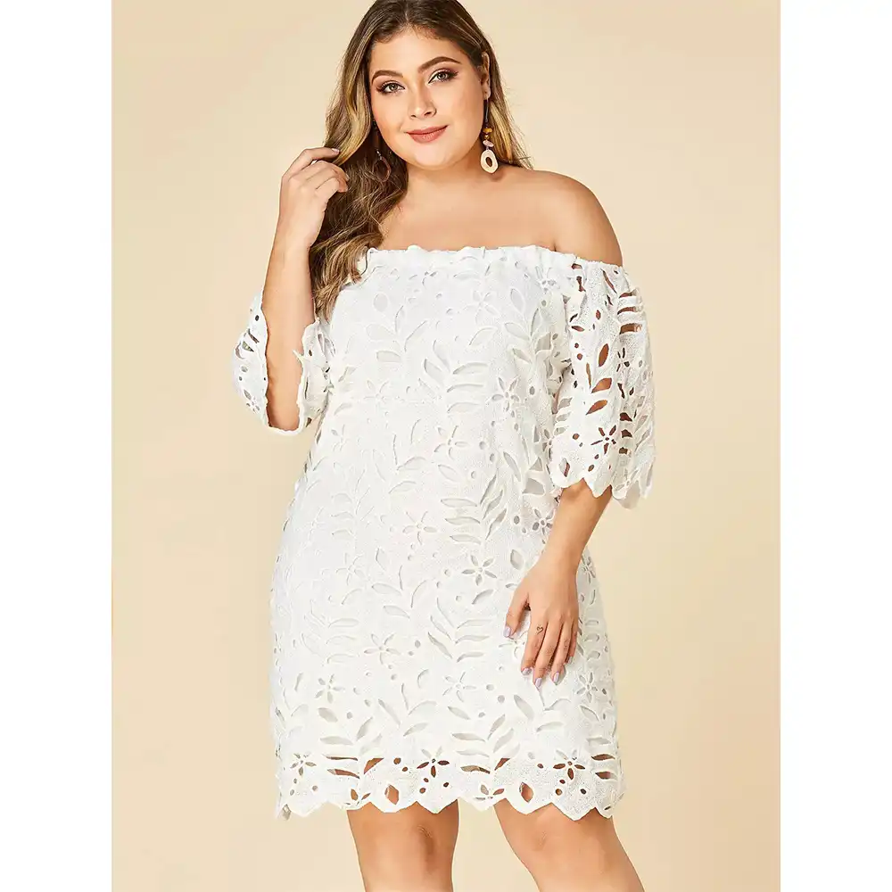 plus size lace dress uk