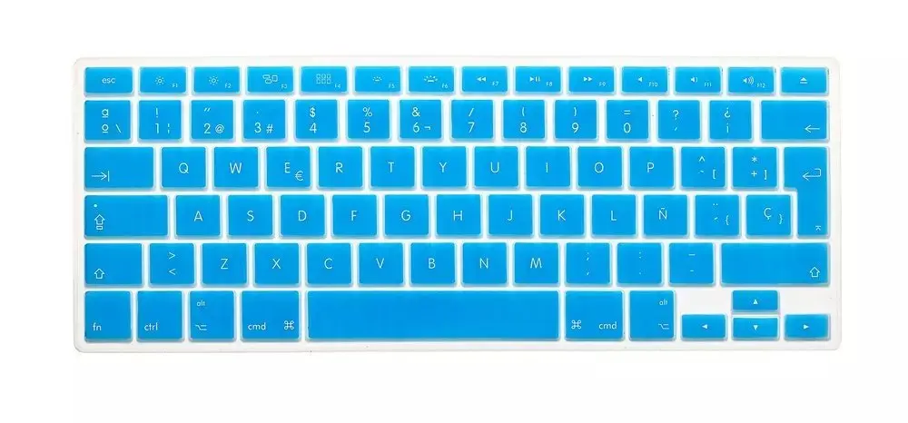 US Version Spanish Spain Language Silicone Keyboard Cover For Macbook Air Pro Re