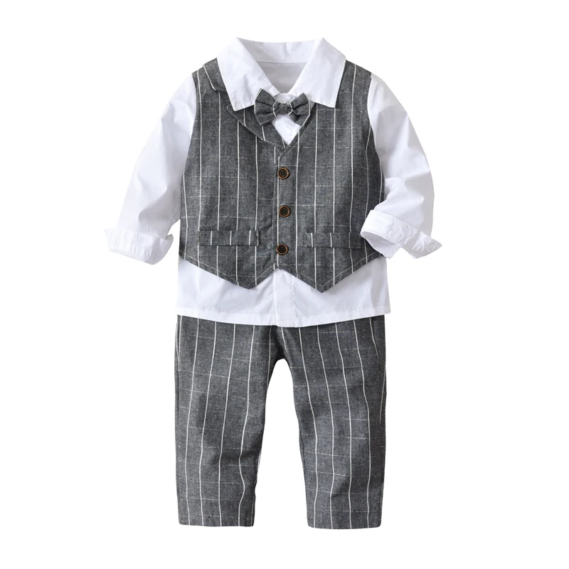 Baby Boy Clothes for 1 2 3 4 5 Y Kids Fall Costume Suit Children