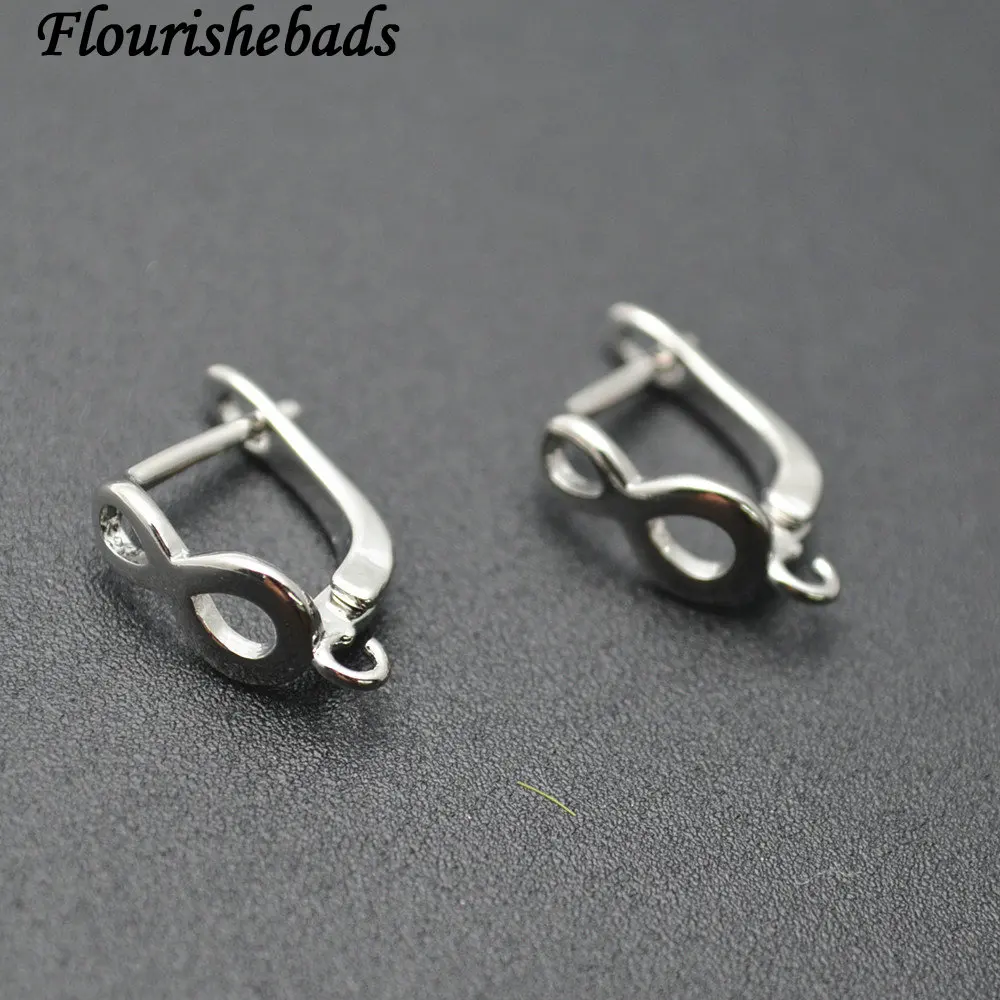 

Infinity shape Metal Copper Earring Hooks Jewelry Findings 50pc Per Lot