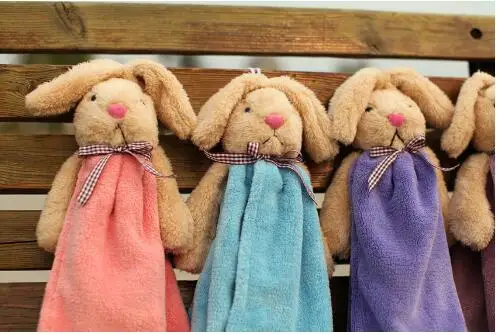 5 pieces 2022 Best Selling Cartoon Bunny Microfiber Hand Towel Rabbit Superfine Fiber Bath Towels Quick Dry Hair Face Towel custom adele towel printed cotton face bath towels microfiber fabric 35x75cm 70x140cm shower towels