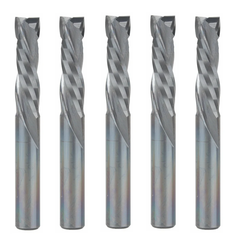 Single Flute Compression UP /& DOWN Cutter Tool Solid Carbide CNC Wood Cutters