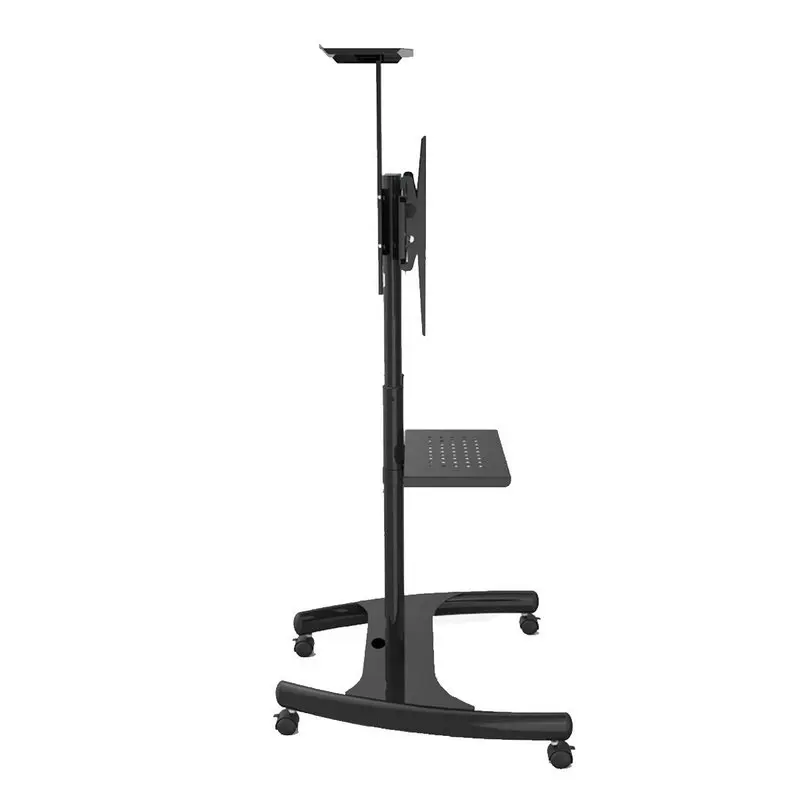 تلفزيون العربة المتنقلة رف الطابق الوقوف مع adjustble وجبل ل 32 ل 60 بوصة تصل 165lbs إلى الشاشات المسطحة وربطة hdmi cable