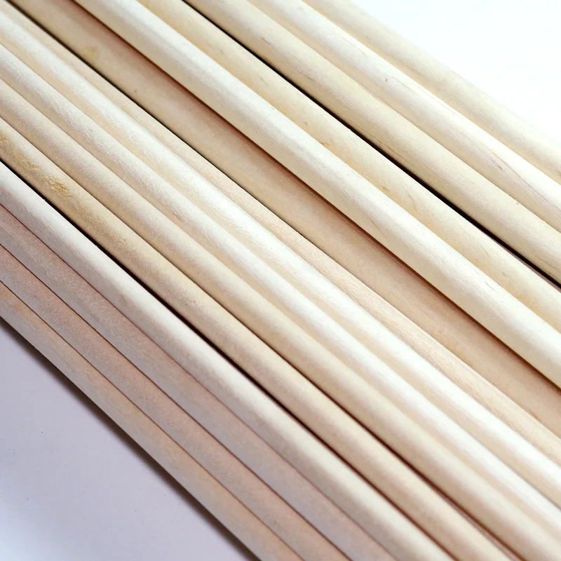 Preise 40 cm L Holz Runde Popsicle Stick Kinder Hand Handwerk Kunst Eis Lolly Cake DIY Machen Lustige Hot Tools 6mm oder 8mm Diamater