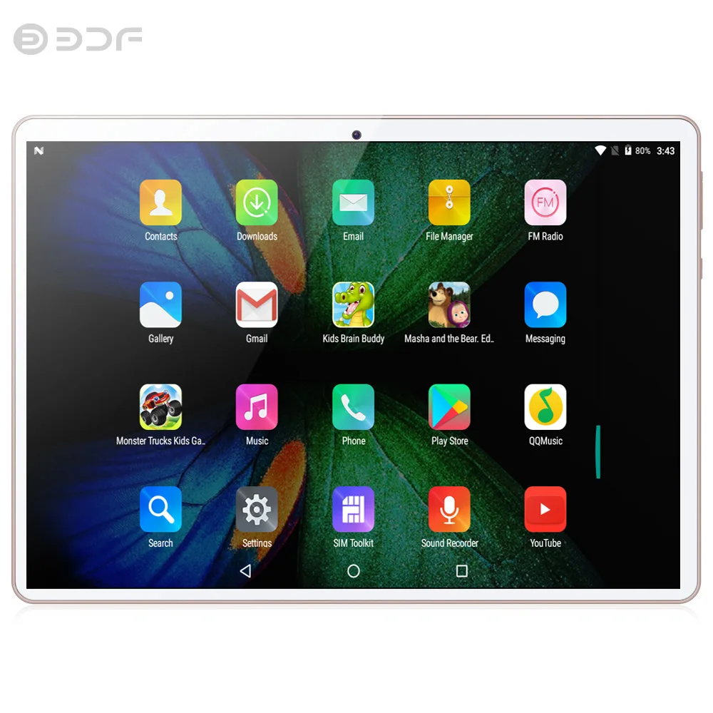  10 Inch Original 3G Phone Call Android 7.0 Octa Core Tablet pc Android 7.0 64GB ROM WiFi GPS FM Blu