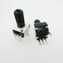 5 шт./лот RV09 B50K B503 потенциометр с регулируемым сопротивлением 12,5 мм вал 3 шпильки 0932 вертикальной регулировкой отделка горшок WH09