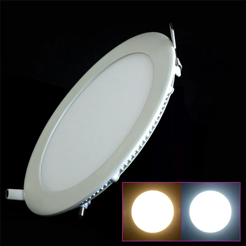3W 25W Warm White/Natural White/Cold White LED ceiling recessed grid downlight / slim round